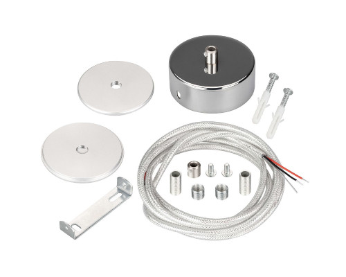 Основное фото Комплект для подвеса токопроводящий Arlight ARL-SL-ROUND-D70-360deg вертикальный 037772: Купить в Интернет магазин освещения GCSVET.RU
