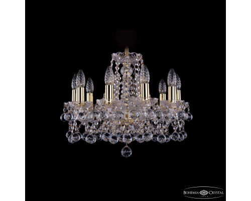 Основное фото Люстра подвесная Bohemia Ivele Crystal 1413/10/165 G Balls: Купить в Интернет магазин освещения GCSVET.RU
