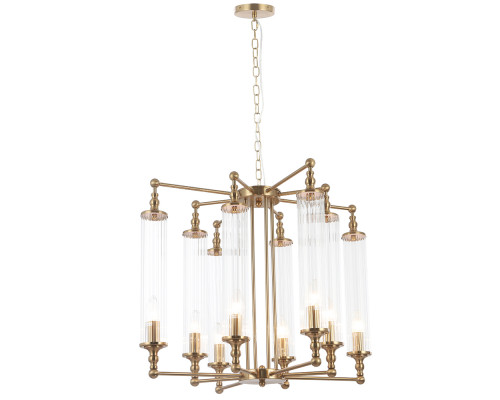 Основное фото Люстра подвесная Crystal Lux TOMAS SP8 D650 BRASS: Купить в Интернет магазин освещения GCSVET.RU