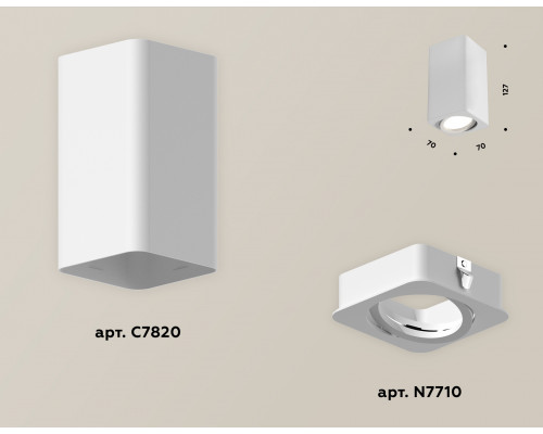Дополнительное фото Светильник потолочный Ambrella Light Techno Spot XS7820010 (C7820, N7710): Купить в Интернет магазин освещения GCSVET.RU