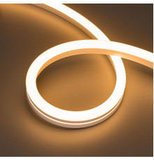 Светодиодная герметичная лента Arlight MOONLIGHT-SIDE-A140-12x24mm 24V Warm2200 (9.6 W/m, IP68, 5m, wire x2) 042799