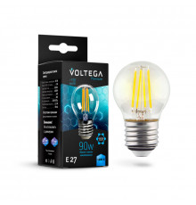 Светодиодная лампочка Voltega Globe E27 9W Graphene 7139