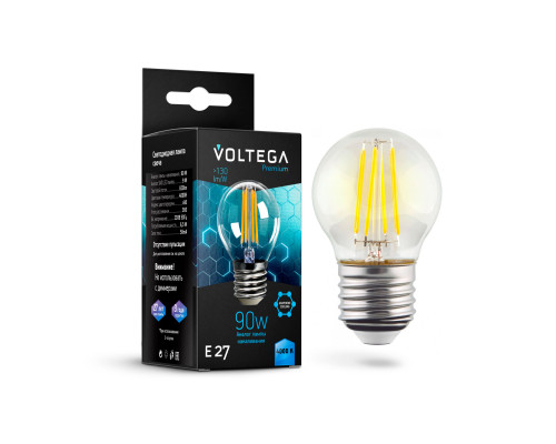 Дополнительное фото Светодиодная лампочка Voltega Globe E27 9W Graphene 7139: Купить в Интернет магазин освещения GCSVET.RU