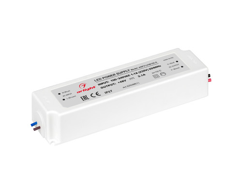 Основное фото Сетевой адаптер Arlight ARPV-LV48100-A (48V, 2.1A, 100W) 025496(1): Купить в Интернет магазин освещения GCSVET.RU