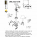 Дополнительное фото Люстра подвесная Omnilux Bantine OML-53213-08: Купить в Интернет магазин освещения GCSVET.RU