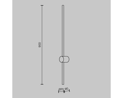 Дополнительное фото Светильник настенный Maytoni Light stick MOD237WL-L11B3K: Купить в Интернет магазин освещения GCSVET.RU