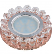 Светильник встраиваемый Fametto Luciole DLS-L102 GU5.3 CHROME/PEACH 10001