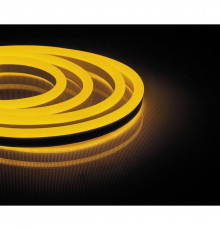 Светодиодная неоновая влагозащищенная лента Feron 9,6W/m 120LED/m 2835SMD желтый 50M LS720 29565