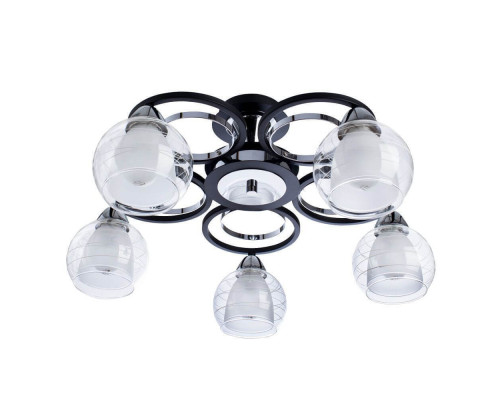 Основное фото Люстра потолочная Arte Lamp Ginevra A1604PL-5BK: Купить в Интернет магазин освещения GCSVET.RU