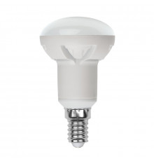Светодиодная лампа для диммера (UL-00004710) Uniel E14 7W 3000K матовая LED-R50 7W/3000K/E14/FR/DIM PLP01WH