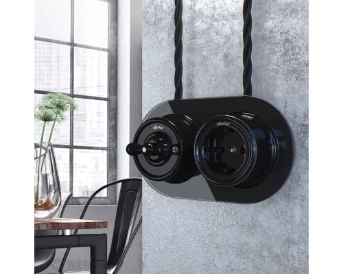 Дополнительное фото Рамка на 2 поста черная Werkel W0025108 4690389166457: Купить в Интернет магазин освещения GCSVET.RU