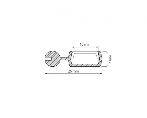 Дополнительное фото Профиль Arlight POLI-2000 ANOD 021738: Купить в Интернет магазин освещения GCSVET.RU