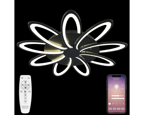 Основное фото Люстра потолочная Natali Kovaltseva Holder HIGH-TECH LED LAMPS 82009 BLACK: Купить в Интернет магазин освещения GCSVET.RU