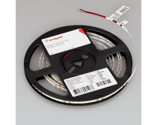 Дополнительное фото Лента светодиодная Arlight UL-A120-5mm 24V White6000 (9.6 W/m, IP20, 5m) 044058: Купить в Интернет магазин освещения GCSVET.RU