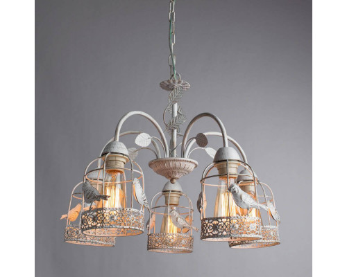 Дополнительное фото Люстра подвесная Arte Lamp Cincia A5090LM-5WG: Купить в Интернет магазин освещения GCSVET.RU