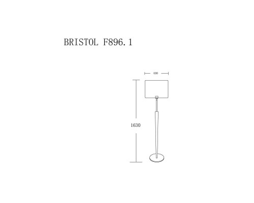 Дополнительное фото Напольный светильник Lucia Tucci Bristol F896.1: Купить в Интернет магазин освещения GCSVET.RU
