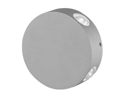 Основное фото Светильник настенный для улицы Uniel ULU-S42A-4x1W/4000K IP65 GREY: Купить в Интернет магазин освещения GCSVET.RU