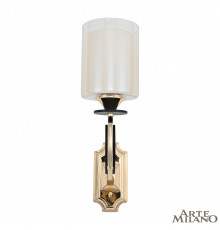 Настенный светильник Arte Milano Florentia-2237 302237/1W Bk/Gd