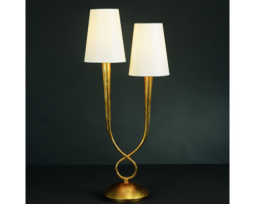 Дополнительное фото Лампа настольная Mantra Paola Painted Gold 3546: Купить в Интернет магазин освещения GCSVET.RU