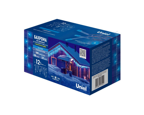 Дополнительное фото Уличная гирлянда Uniel ULD-B12006-195/TTK BLUE IP44 UL-00010882: Купить в Интернет магазин освещения GCSVET.RU