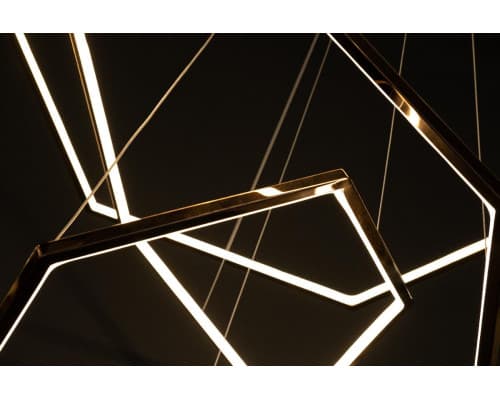 Дополнительное фото Светильник подвесной LED Milosh tendence 0873CL-24PG: Купить в Интернет магазин освещения GCSVET.RU