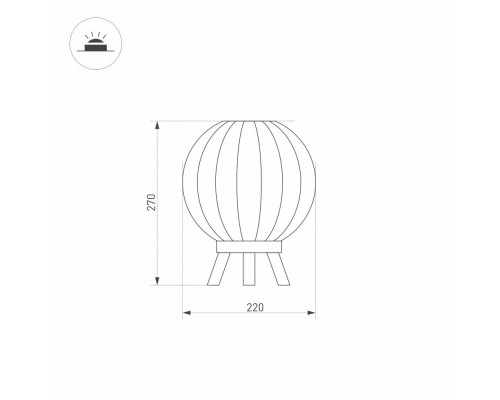 Дополнительное фото Светильник светодиодный уличный Arlight LGD-Pearl-Tab-7W Warm3000 029974: Купить в Интернет магазин освещения GCSVET.RU