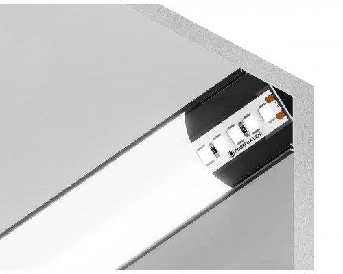 Основное фото Алюминиевый угловой профиль Ambrella Light Alum Profile GP2100BK: Купить в Интернет магазин освещения GCSVET.RU