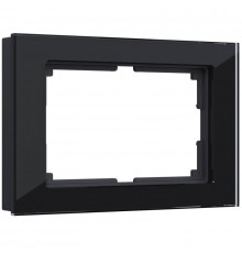 Рамка для двойной розетки Werkel Favorit черный W0081108 4690389160226