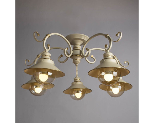 Дополнительное фото Люстра потолочная Arte Lamp 7 A4577PL-5WG: Купить в Интернет магазин освещения GCSVET.RU