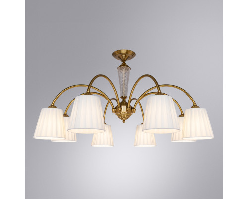 Дополнительное фото Люстра потолочная Arte Lamp Gracie A7301PL-8PB: Купить в Интернет магазин освещения GCSVET.RU