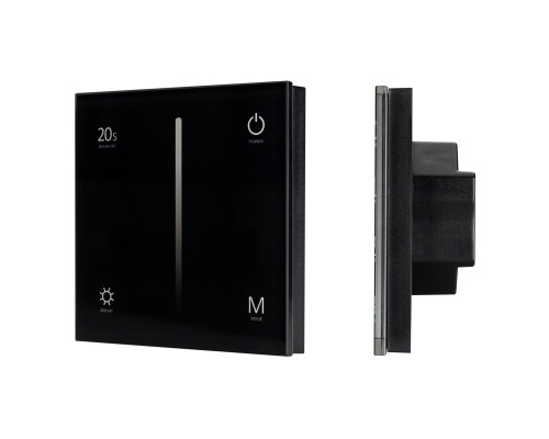 Основное фото Панель Arlight Smart-P35-Dim-IN Black (230V, 0-10V, Sens, 2.4G) 028113: Купить в Интернет магазин освещения GCSVET.RU