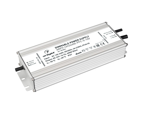 Основное фото Сетевой адаптер Arlight ARPV-UH24400-PFC-0-10V (24V, 16.7A, 400W) 031043: Купить в Интернет магазин освещения GCSVET.RU