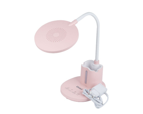 Дополнительное фото Лампа настольная Uniel ULM-D150 15W/3000-6500K/DIM PINK UL-00011293: Купить в Интернет магазин освещения GCSVET.RU