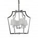 Основное фото Подвесная люстра Lumina Deco Montero LDP 1249-4 CHR+WT: Купить в Интернет магазин освещения GCSVET.RU