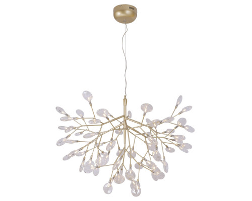 Основное фото Люстра подвесная Crystal Lux Evita SP63 Gold/Transparent: Купить в Интернет магазин освещения GCSVET.RU