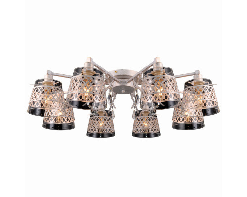 Дополнительное фото Люстра потолочная Natali Kovaltseva Lyon 75084-8C IVORY GOLD: Купить в Интернет магазин освещения GCSVET.RU