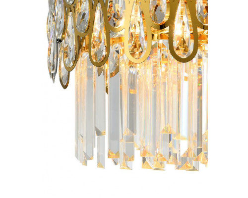 Дополнительное фото Люстра подвесная Natali Kovaltseva NAVIS 76019/5C GOLD: Купить в Интернет магазин освещения GCSVET.RU