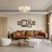 Дополнительное фото Люстра подвесная Arte Milano Florentia-3097 303097/8 Wh/Gd: Купить в Интернет магазин освещения GCSVET.RU