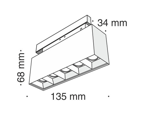 Дополнительное фото Светильник трековый Maytoni Track lamps TR014-2-10W3K-B: Купить в Интернет магазин освещения GCSVET.RU