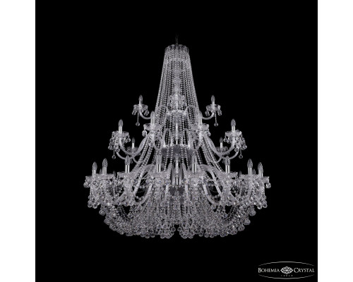 Основное фото Люстра подвесная Bohemia Ivele Crystal 1409/20+10+5/530/3d Ni: Купить в Интернет магазин освещения GCSVET.RU