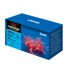 Гирлянда Uniel ULD-S1000-100/DTA RED IP20