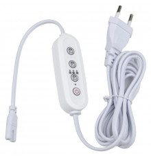 Таймер с вилкой и разъемом для фито светильника (UL-00006492) Uniel UST-E32 WHITE 2M