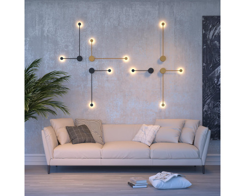 Дополнительное фото Светильник настенный LED Odeon Light Satellite 3902/5WG: Купить в Интернет магазин освещения GCSVET.RU