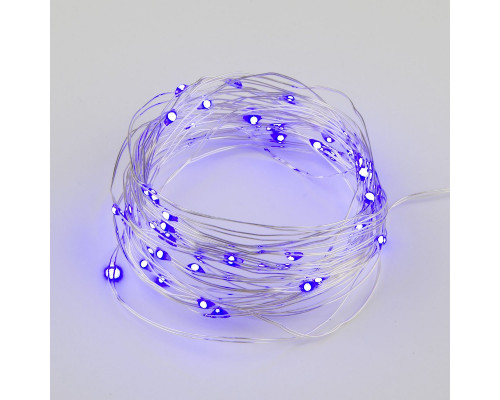Дополнительное фото Гирлянда Uniel ULD-S0200-020/SСB/2AA PURPLE IP20 DEW UL-00010897: Купить в Интернет магазин освещения GCSVET.RU