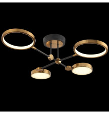 Люстра потолочная Natali Kovaltseva LED LAMPS 81102/4C BRASS BLACK
