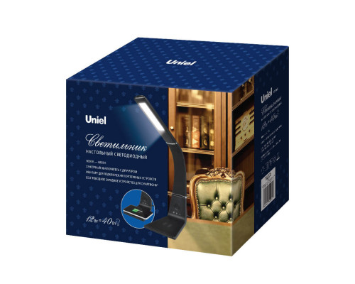 Дополнительное фото Лампа настольная (UL-00006472) Uniel TLD-565 Black/LED/360Lm/3000-6000K/Dimmer/WR: Купить в Интернет магазин освещения GCSVET.RU