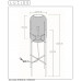 Дополнительное фото Напольный светильник Lucide MESH 45785/01/02: Купить в Интернет магазин освещения GCSVET.RU