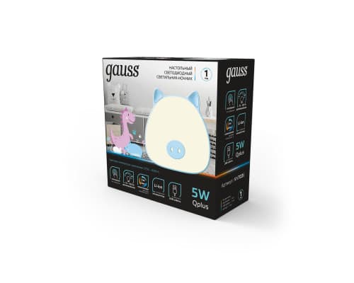 Дополнительное фото Лампа настольная Gauss Qplus NN7036: Купить в Интернет магазин освещения GCSVET.RU