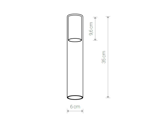 Дополнительное фото Плафон для светильника Nowodvorski Cameleon Cylinder L 8540: Купить в Интернет магазин освещения GCSVET.RU
