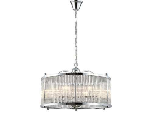 Дополнительное фото Люстра подвесная Crystal Lux Tadeo TADEO SP6 D600 CHROME/TRANSPARENTE: Купить в Интернет магазин освещения GCSVET.RU
